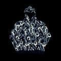 Number (N)ine Tribal Camo Hearts ZipUp