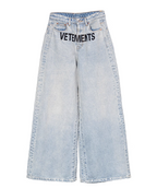 Vetements Blue Denim Jeans