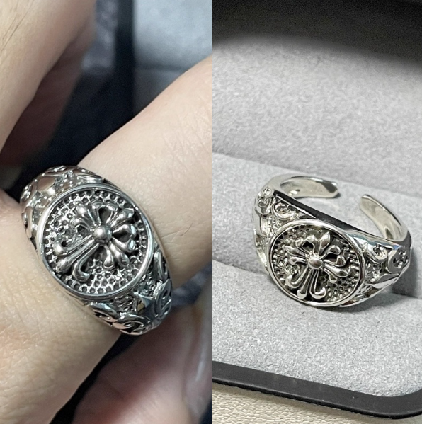 BUDGET Adjustable Chrome Hearts Rings