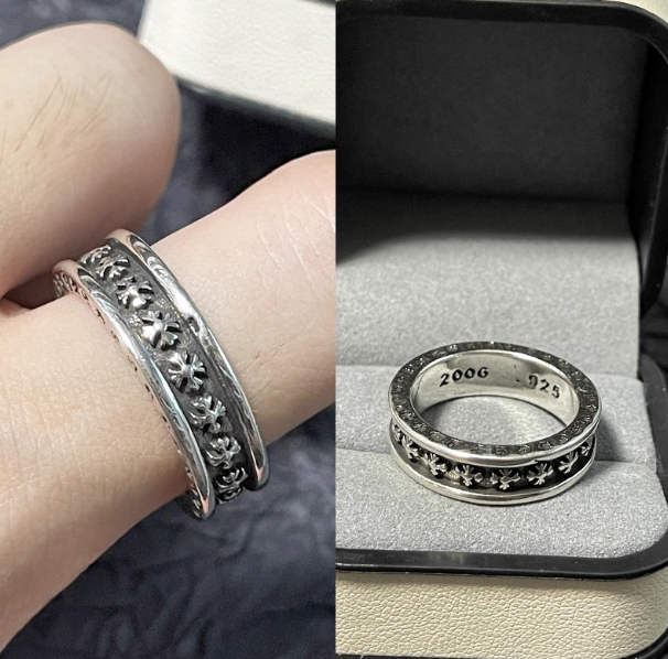 BUDGET Adjustable Chrome Hearts Rings