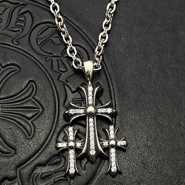 Chrome Hearts Triple Cross Pendant