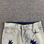Amexnocap Lightning Bolt Gradient Jeans