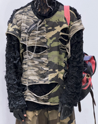 Camo Longsleeve Distressed