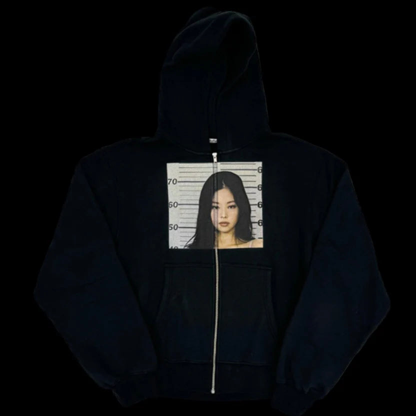 Jennie Kim Vintage ZipUp