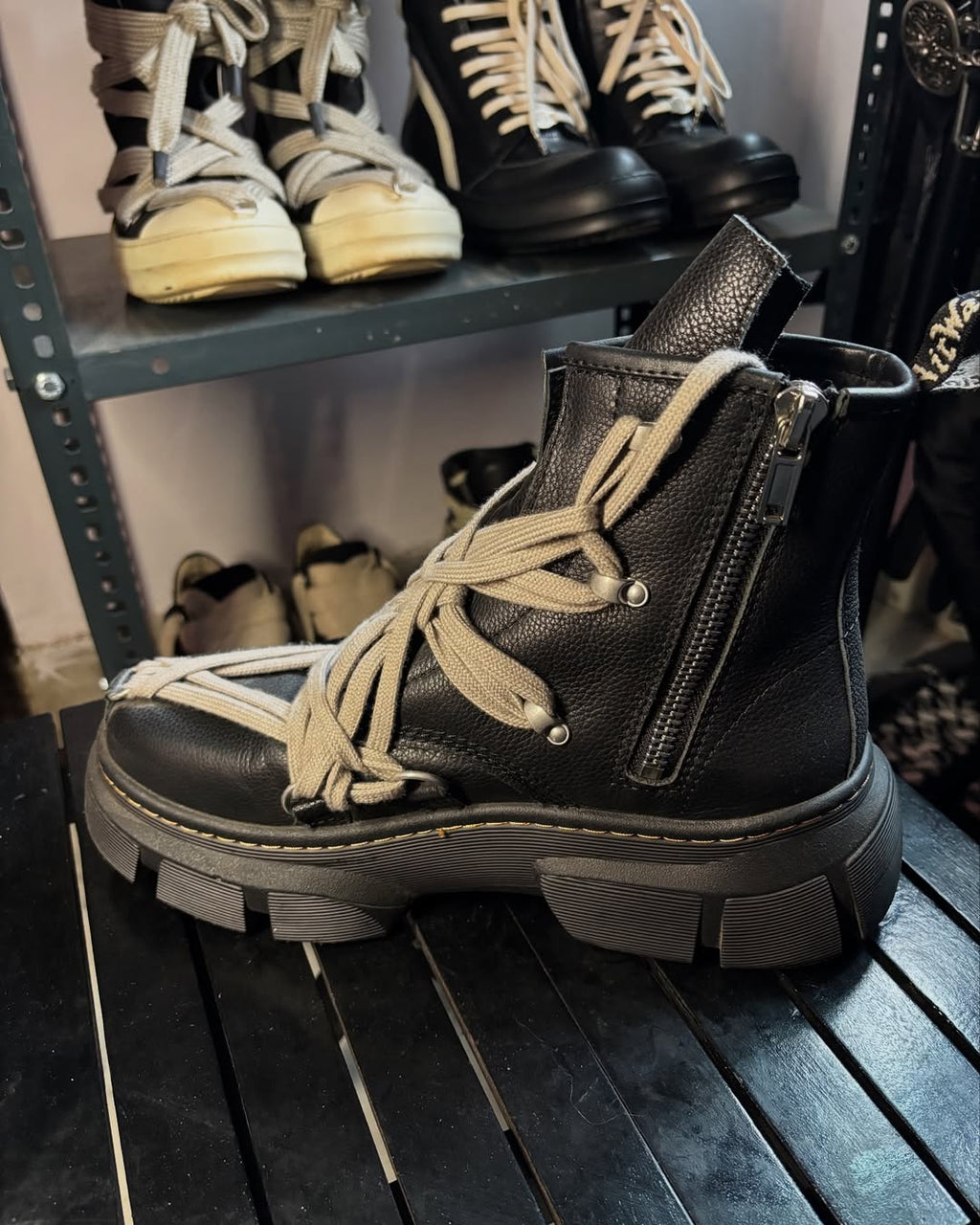Dr. Martens × Rick Owens Pentagram 1460 DMXL Boots