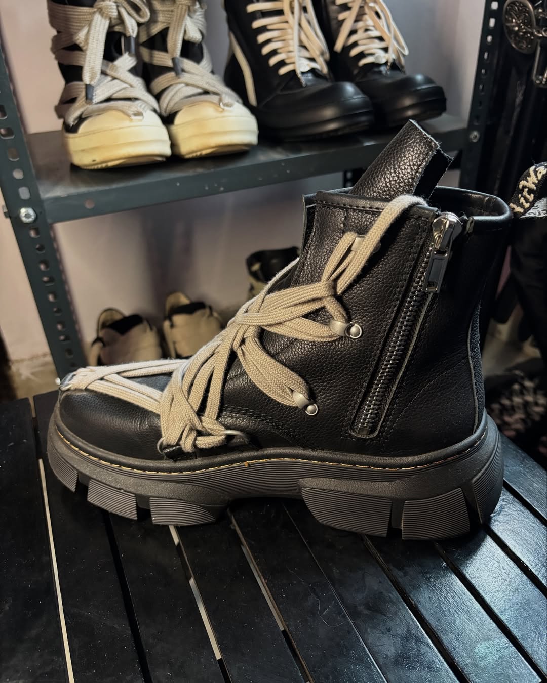 Dr. Martens × Rick Owens Pentagram 1460 DMXL Boots