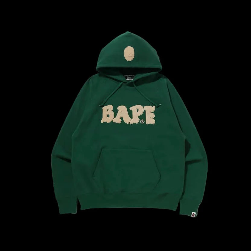 Bape Logo Relaxed Fit Pullover Hoodie (FW22)