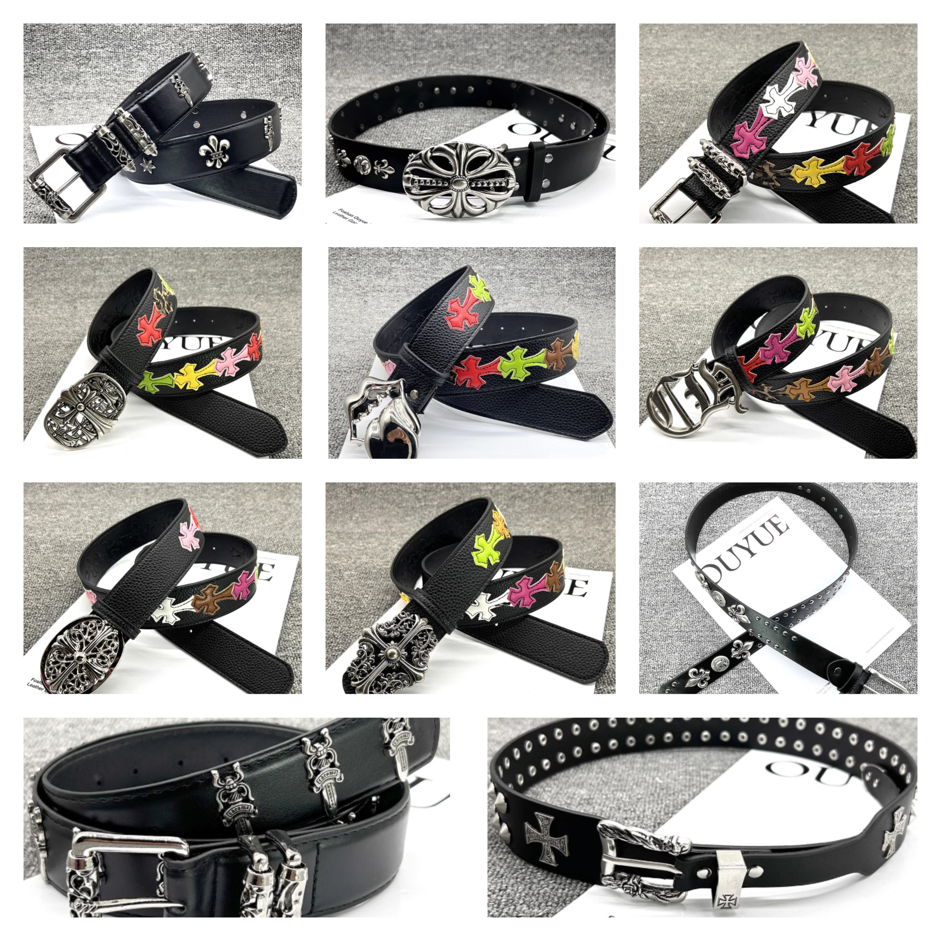 Chrome Hearts Belt Embossed/Embroidered – LOWKEYDRIPPED