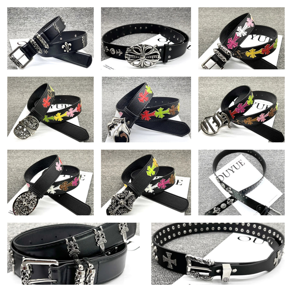 Chrome Hearts Belt Embossed/Embroidered