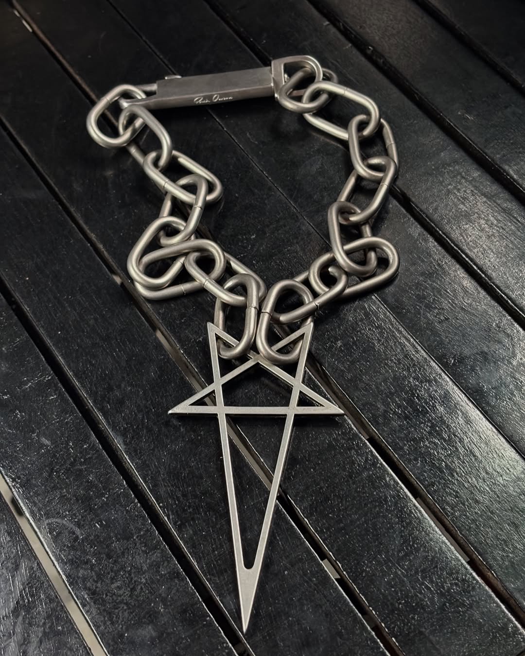 Rick Owens Pentagem Choker Neckchain