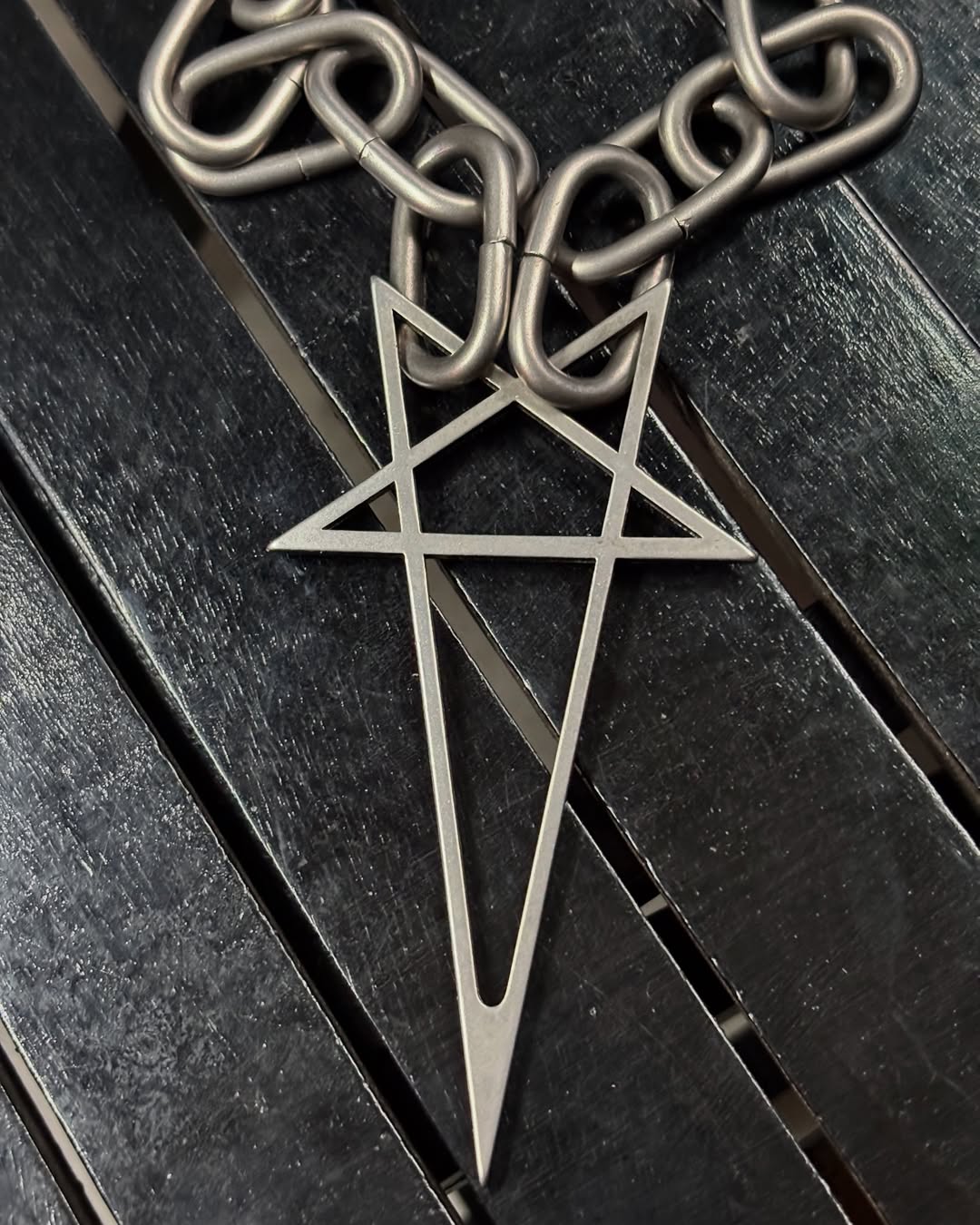Rick Owens Pentagem Choker Neckchain