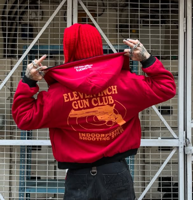 Vetements 11 inch Gun Club Reversible ZipUp