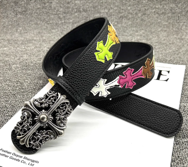 Chrome Hearts Belt Embossed/Embroidered