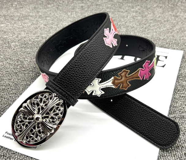 Chrome Hearts Belt Embossed/Embroidered