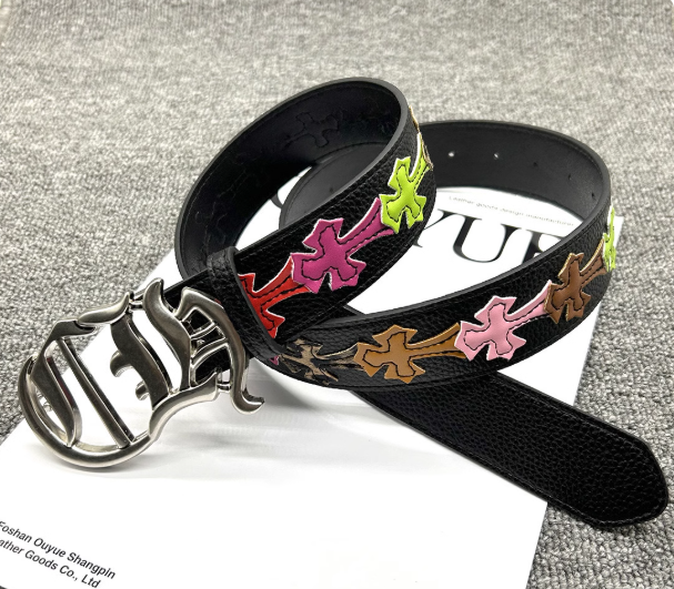 Chrome Hearts Belt Embossed/Embroidered
