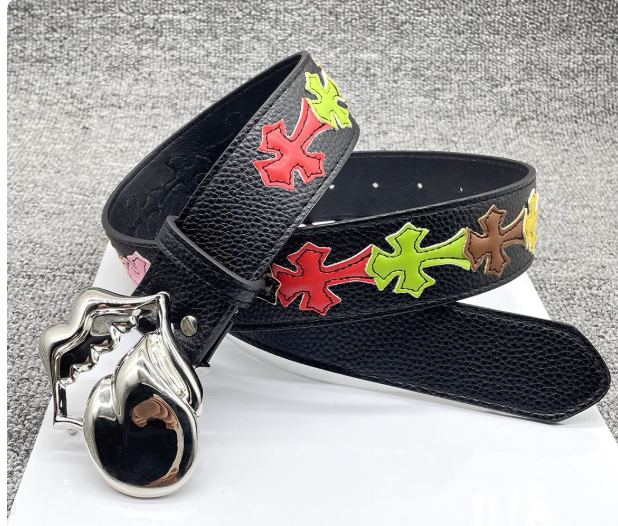 Chrome Hearts Belt Embossed/Embroidered