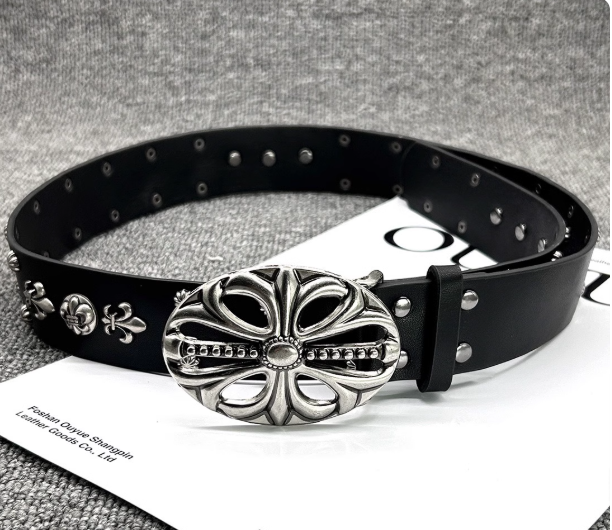 Chrome Hearts Belt Embossed/Embroidered