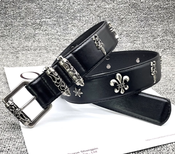 Chrome Hearts Belt Embossed/Embroidered
