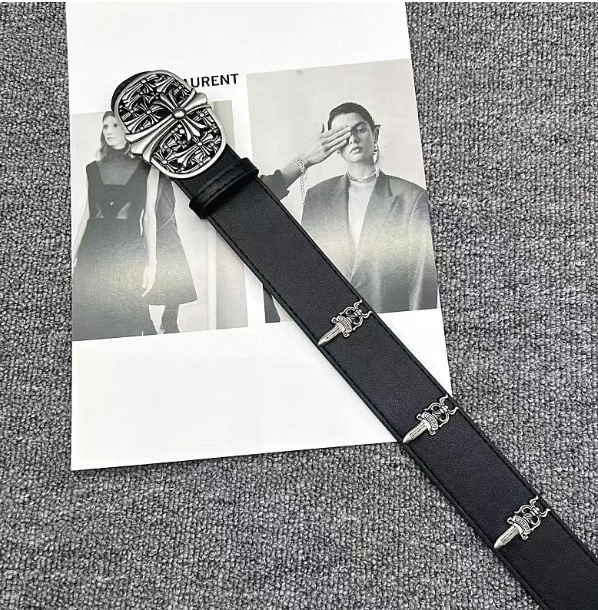 BUDGET Chrome Hearts Belt Dagger Embossed