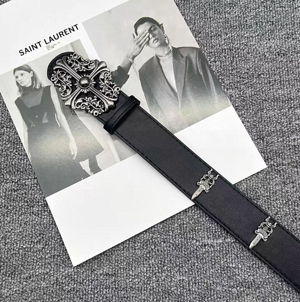 BUDGET Chrome Hearts Belt Dagger Embossed