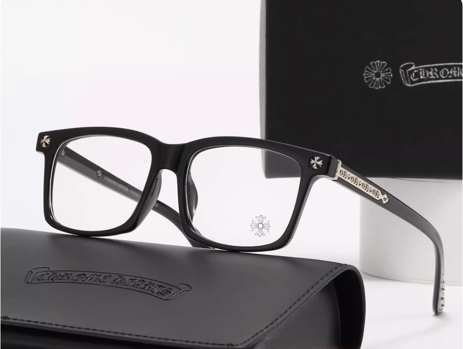 Chrome Hearts Side Frame Engraving Glasses