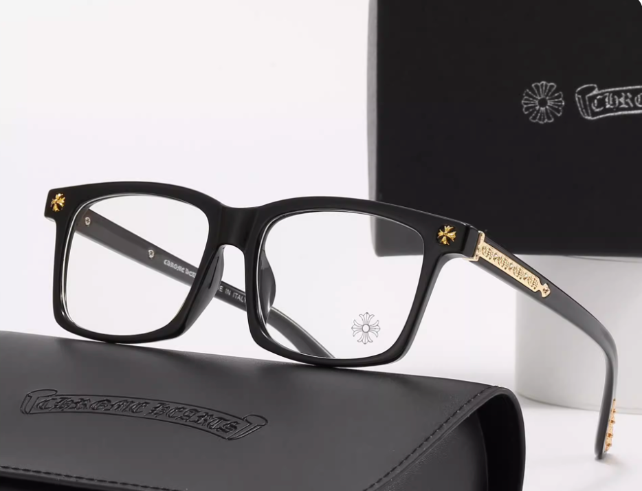 Chrome Hearts Side Frame Engraving Glasses