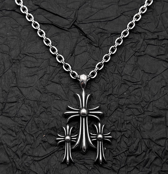 Chrome Hearts Triple Cross Pendant