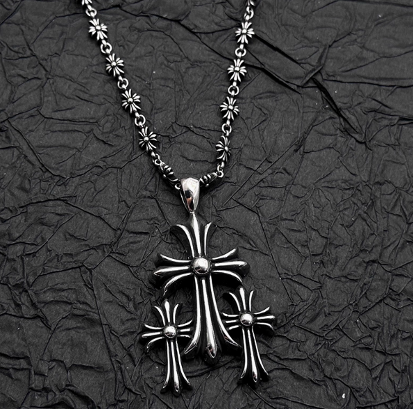 Chrome Hearts Triple Cross Pendant