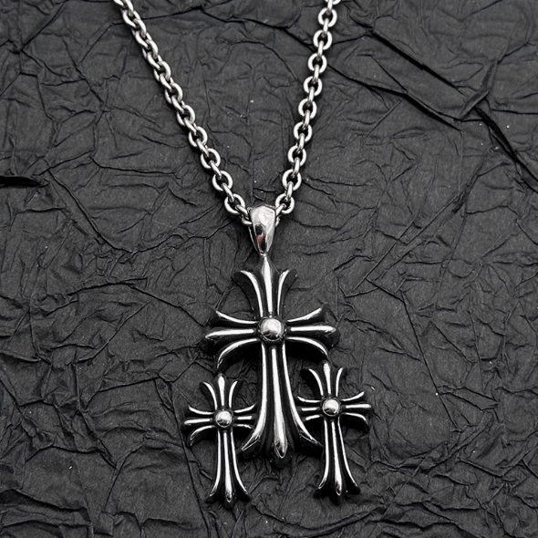 Chrome Hearts Triple Cross Pendant