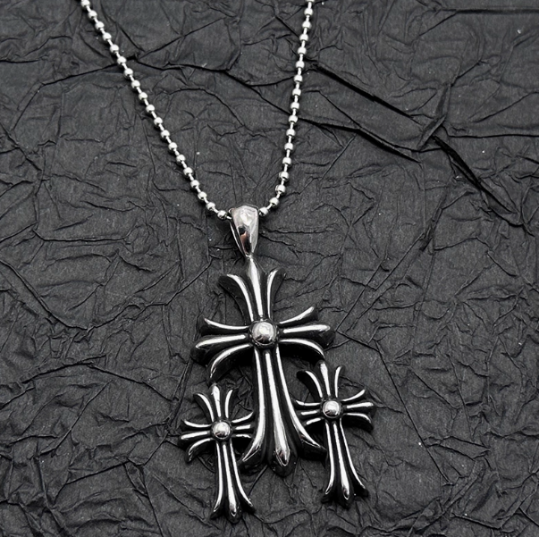 Chrome Hearts Triple Cross Pendant