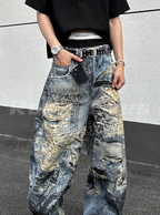 Distressed 3D Printed Denim
