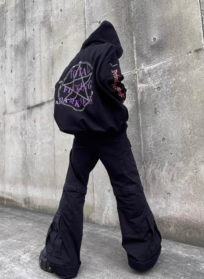 Vetements Total Fucking Darkness ZipUp Hoodie