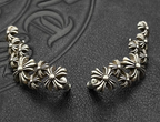 Chrome Hearts Flower Ear Rings