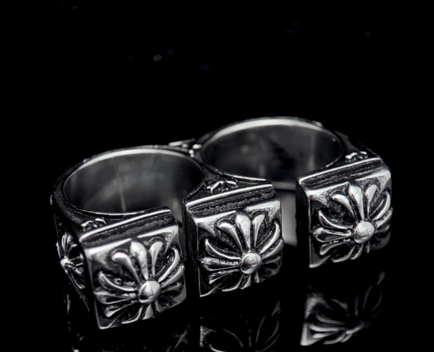 Chrome Hearts Double Finger Ring