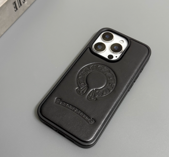 Chrome Hearts iPhone Leather Case