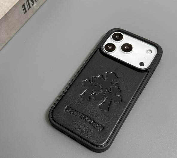Chrome Hearts iPhone Leather Case