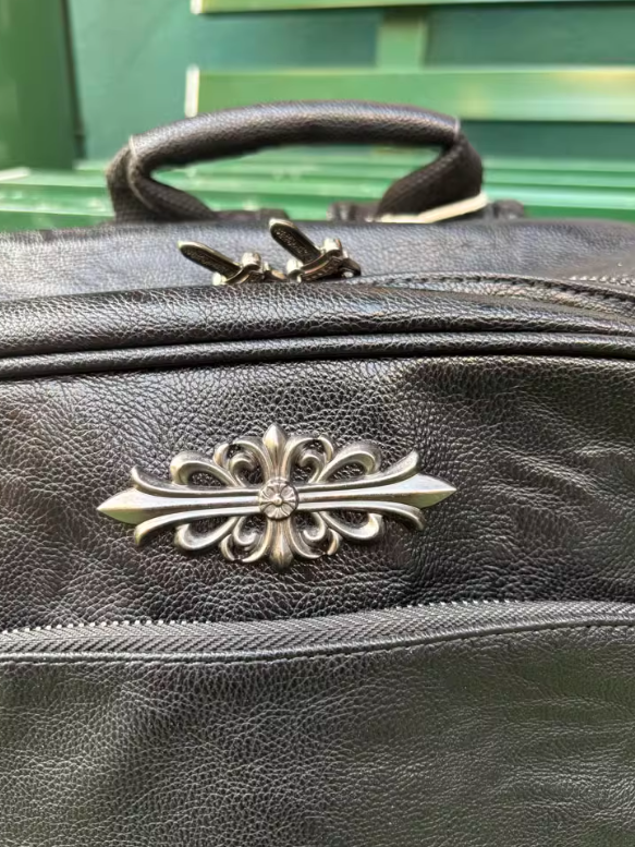 Chrome Hearts Leather Backpack
