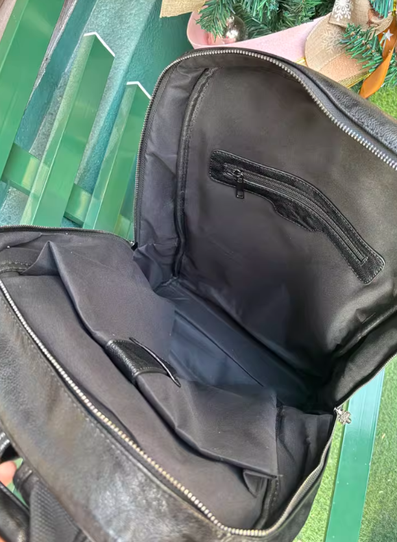Chrome Hearts Leather Backpack