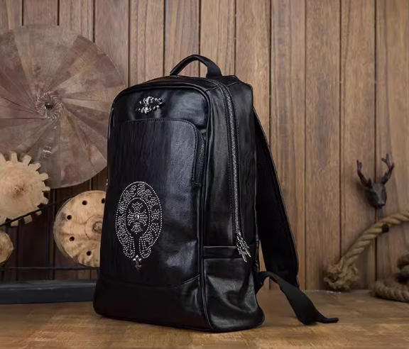 Chrome Hearts Leather Backpack