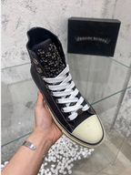 Chrome Hearts Converse High Top Sneaker