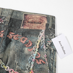 Acne Studios 1996 Trompe-l’Œil Chain Print Jeans