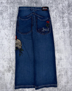 JNCO Rose Skull Denim