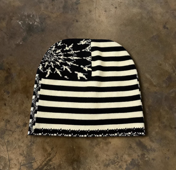 Y2K USA Flag Beanie