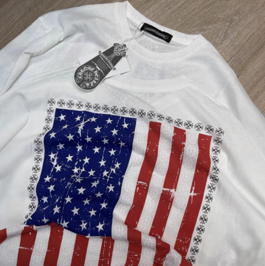 Chrome Hearts USA Flag Longsleeve