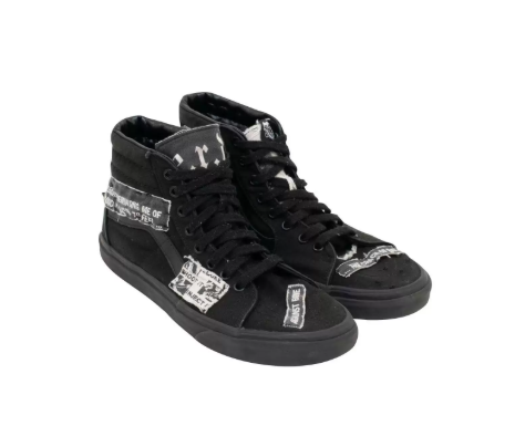 ERD x Vans Hi Top Canvas Sneakers