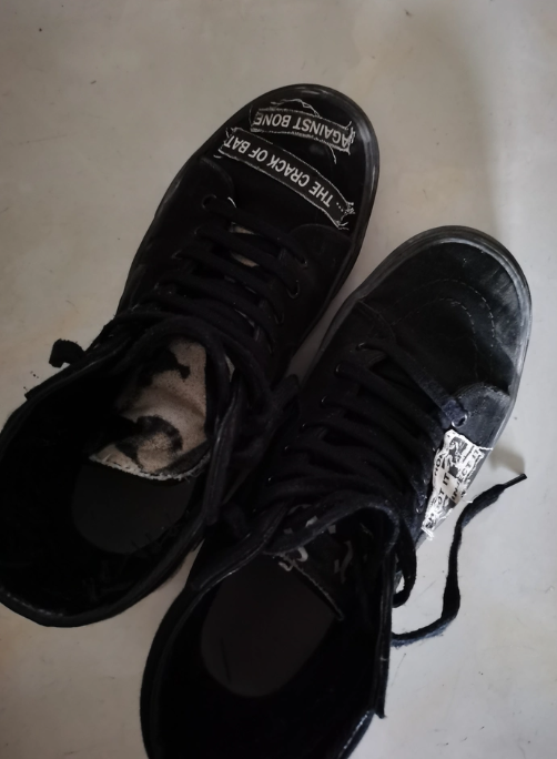 ERD x Vans Hi Top Canvas Sneakers