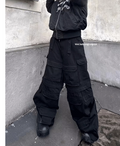 Vetements Black Cargo Denim Pants