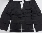 Vetements Black Cargo Denim Pants