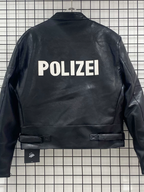 Vetements Polizei Leather Jacket