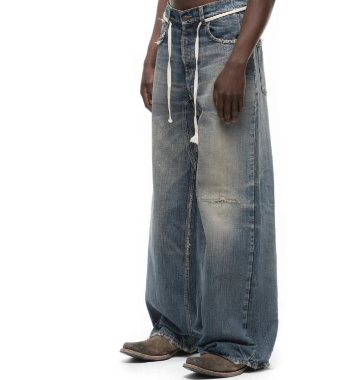 NoFaithStudios Lace Blue Denim